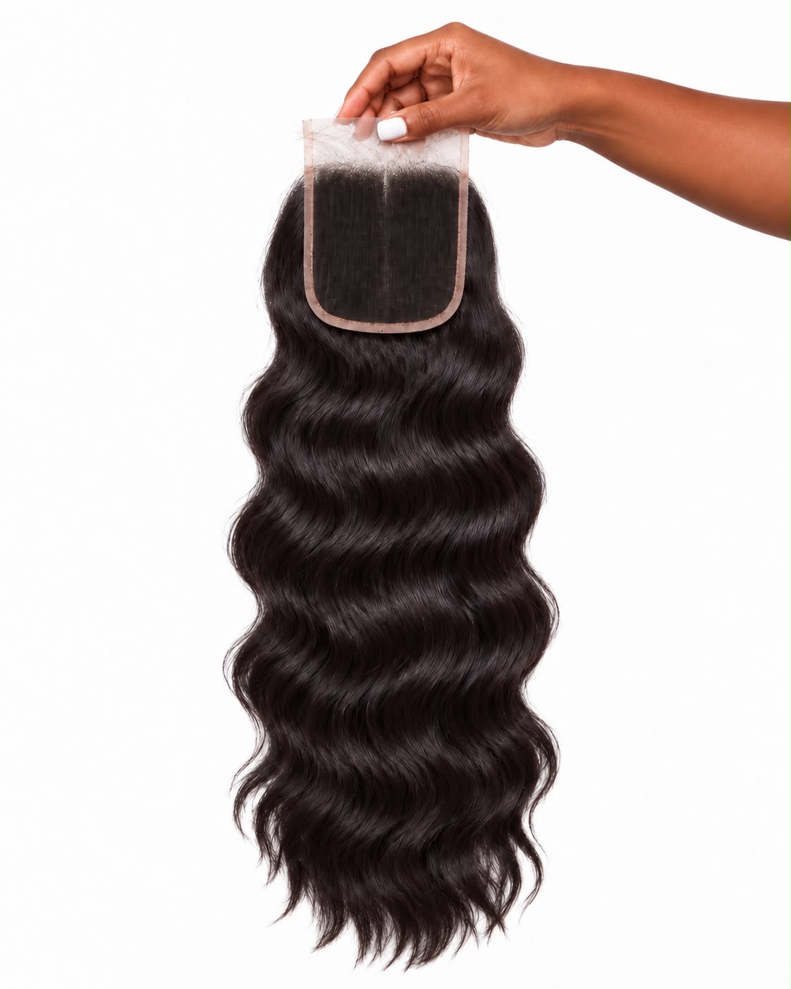 Natural wavy lace closure